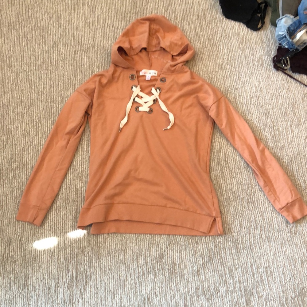 Orange sweatshirt